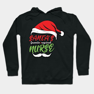 Santa's Favorite Registered Nurse Christmas, Perfect Christmas nurse gift idea Hoodie